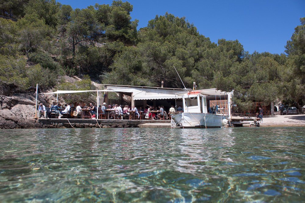 El bigotes in Cala Mastella, Ibiza